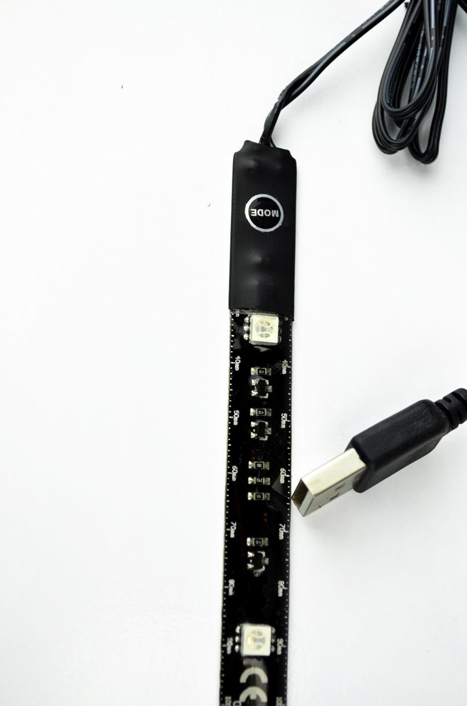 X4-LIFE LED Leiste USB TV Hintergrundbeleuchtung LED Strip Fernseher Beleuchtung