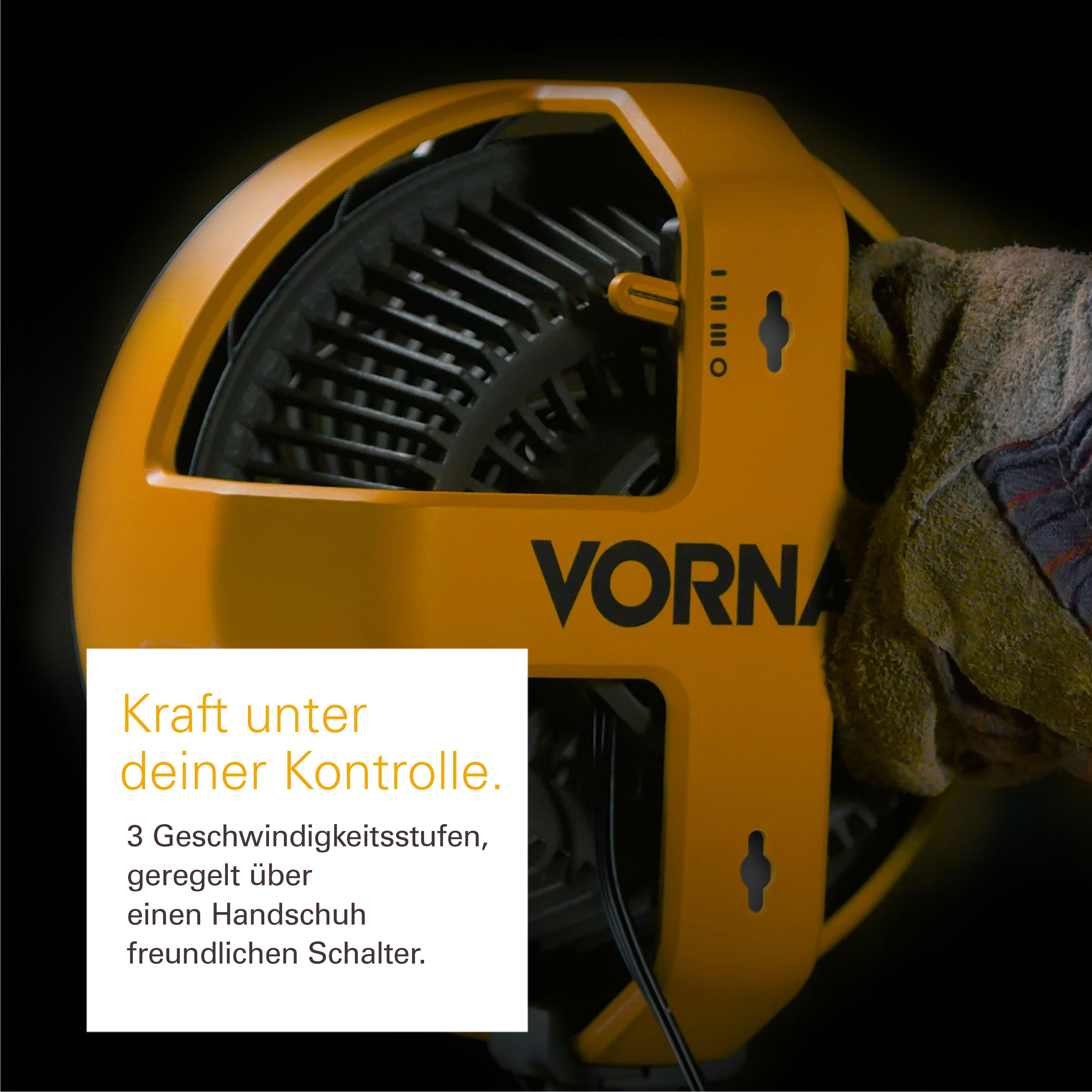 Vornado EXO5 - Ventilator für Baustelle und Werkstatt - inkl. Montagehalterung