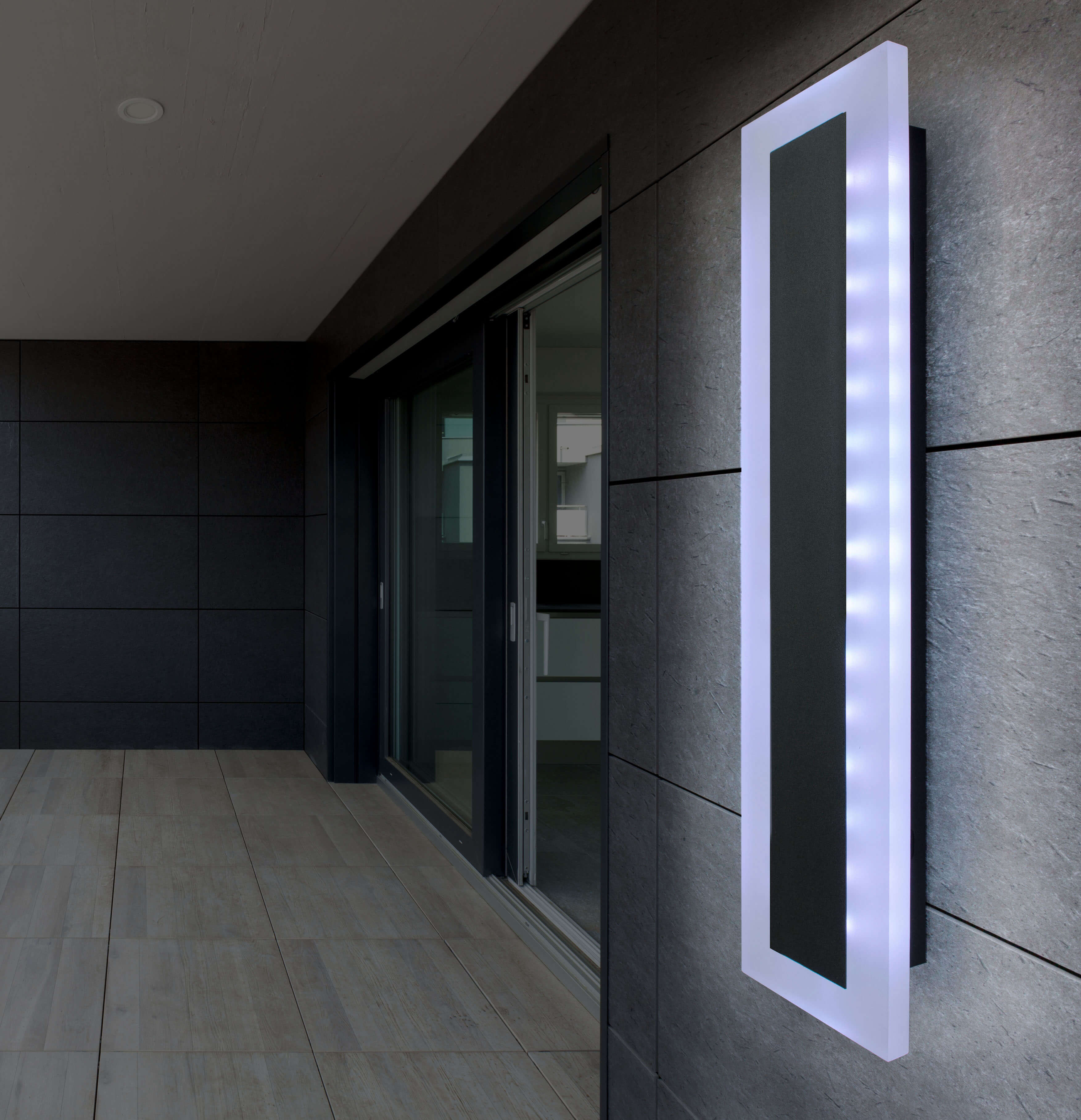 X4-LIFE LED Panel Wandleuchte 30cm 10W RGB Kaltweiß für Innen und Außen IP65 Fernbedienung