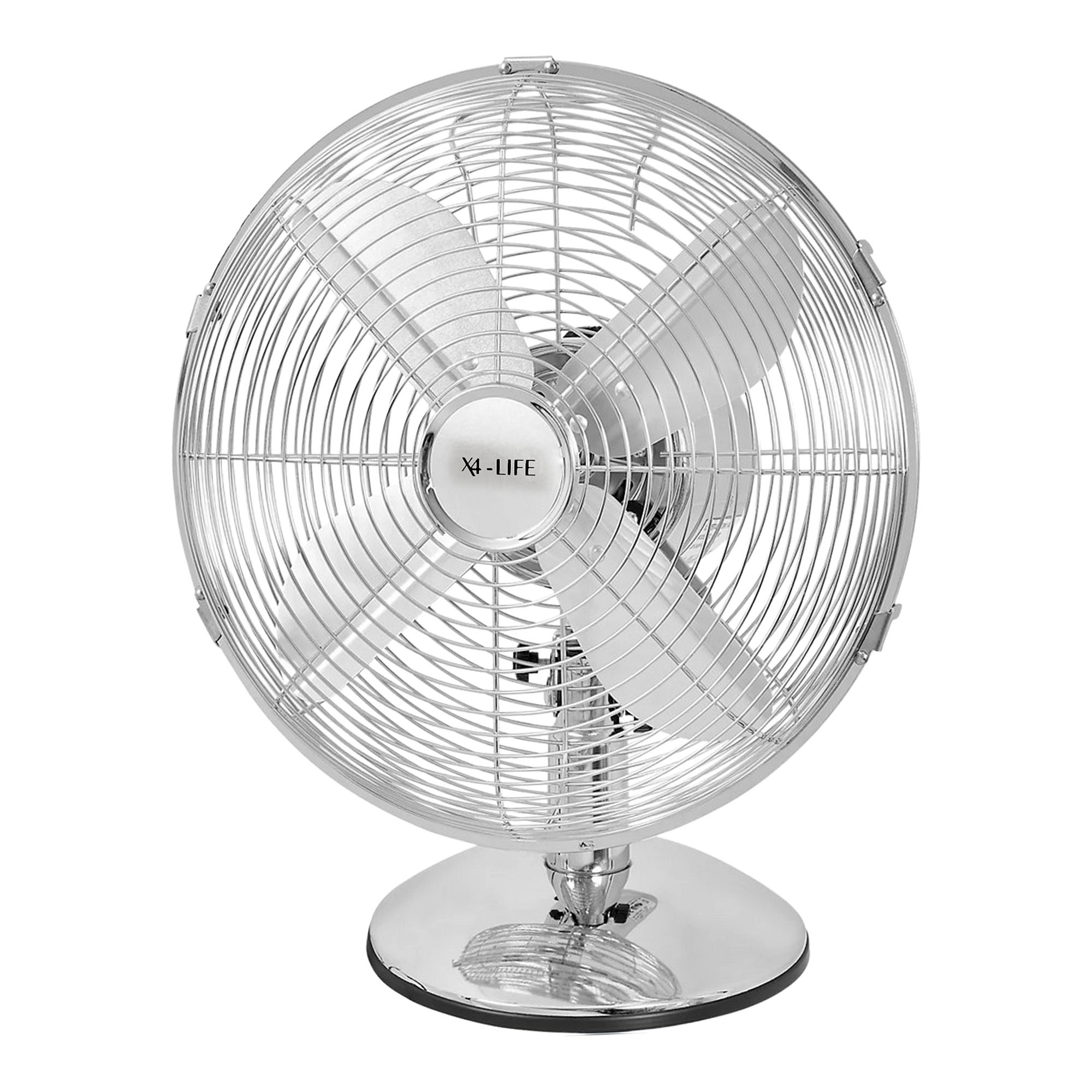 X4-LIFE Metall Tischventilator - 12 Zoll