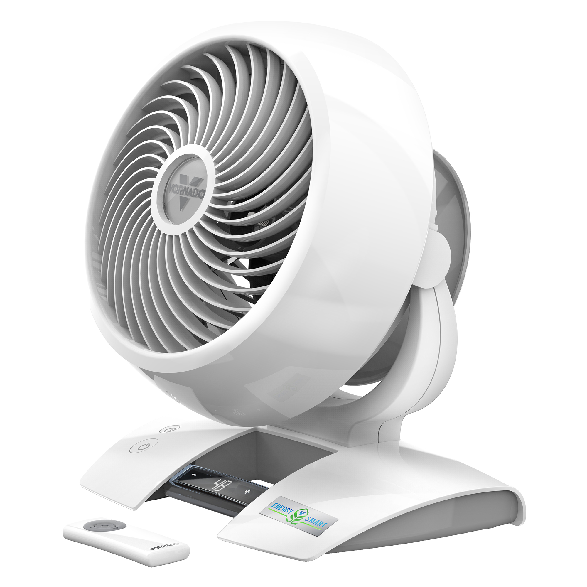 Vornado 5303DC Ventilator spart Energie Bodenventilator Timer Fernbedienung, Standventilator Lüfter Windmaschine leiser ventilator gleichmäßige Luftzirkulation am Kamin, neigung