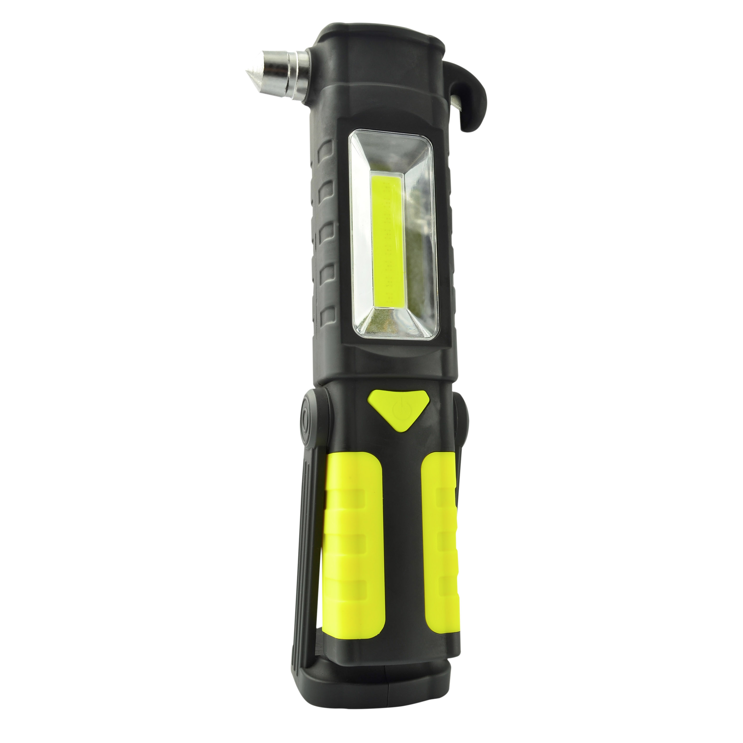X4-LIFE LED Werkstattleuchte - 3W COB Taschenlampe + Notfallhammer Gurtschneider