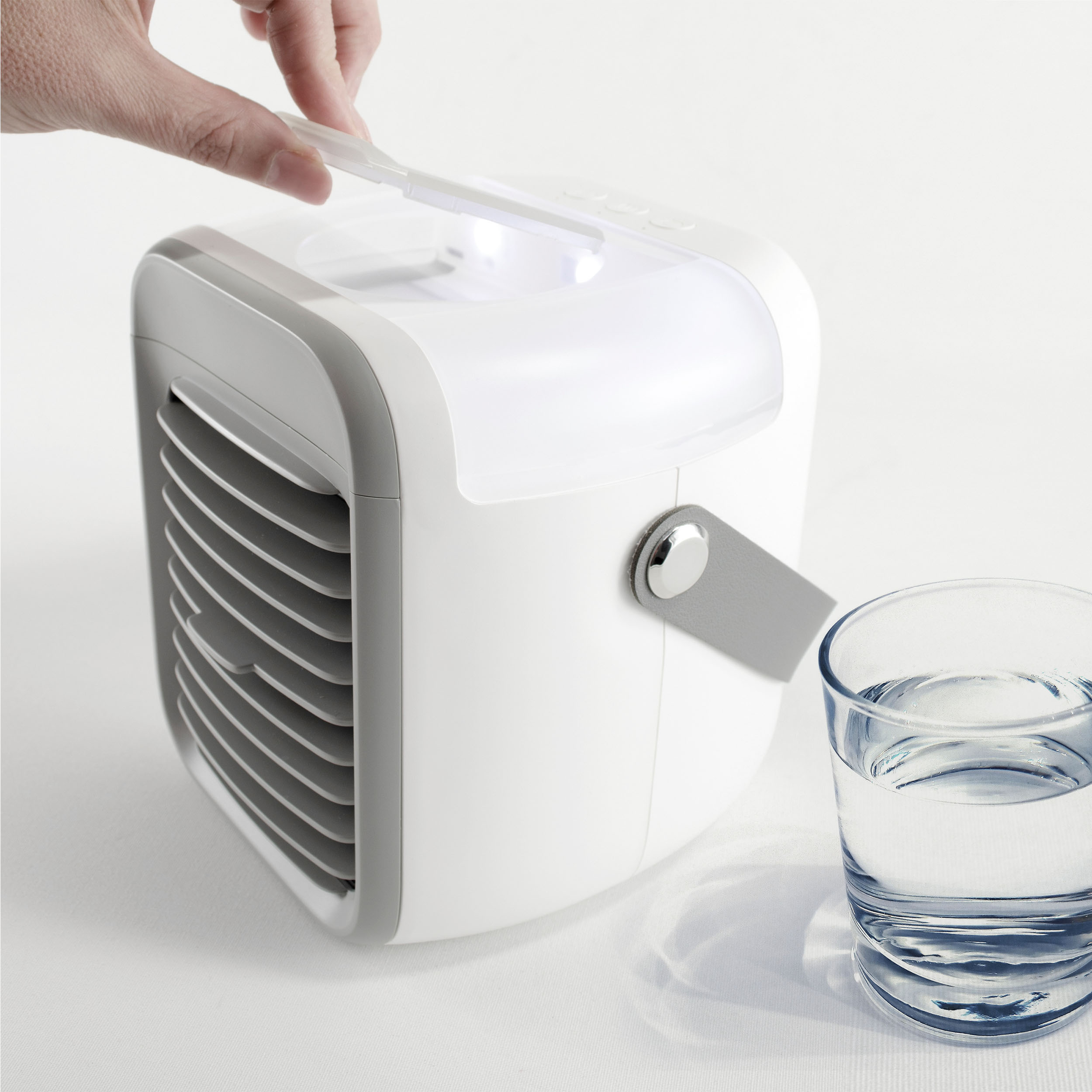 X4-LIFE Klimagerät LED Mobil - Mini Luftkühler Luftbefeuchter Verdunstungskühler
