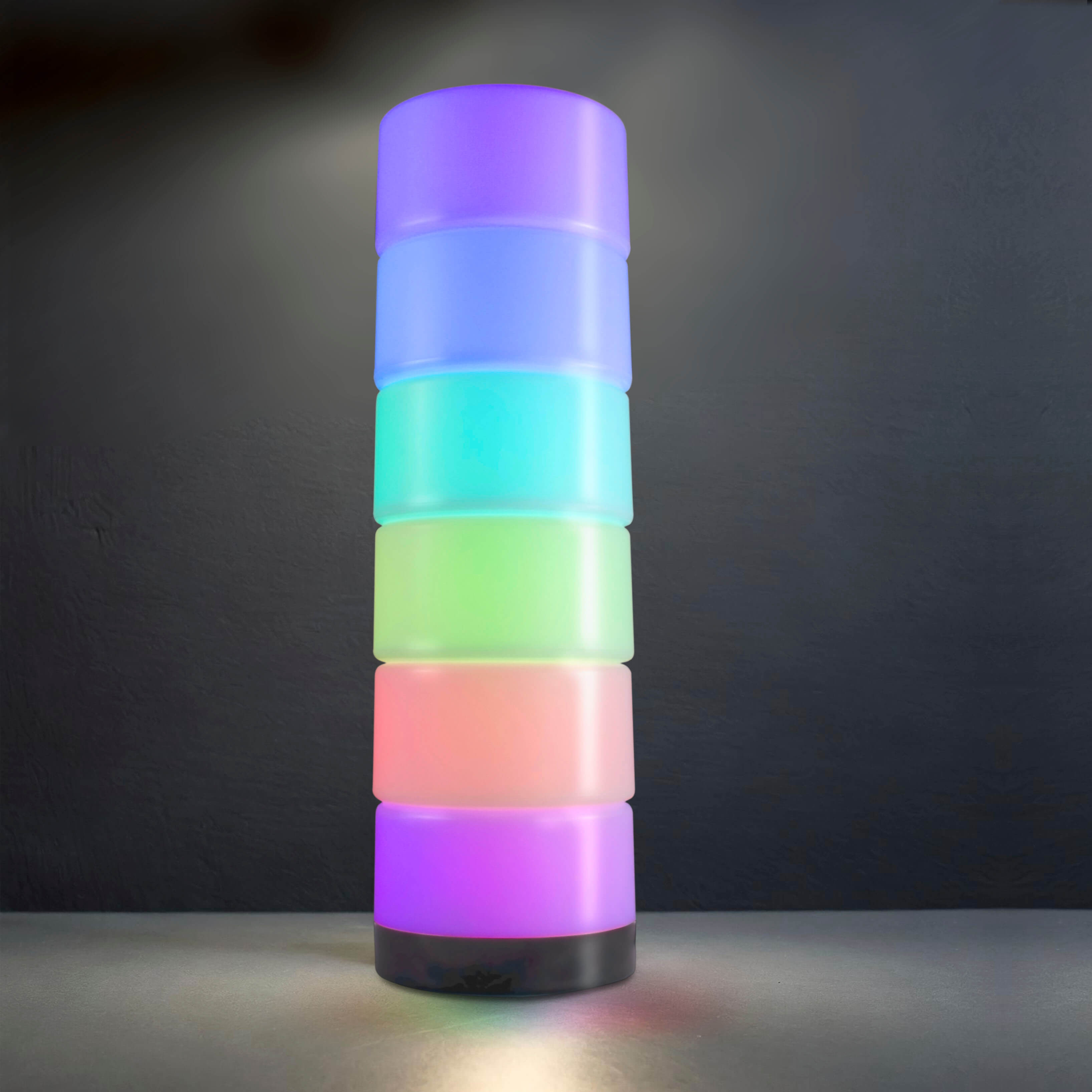 X4-LIFE RGBIC LED-Dekoleuchte aus 6 magnetischen Elementen
