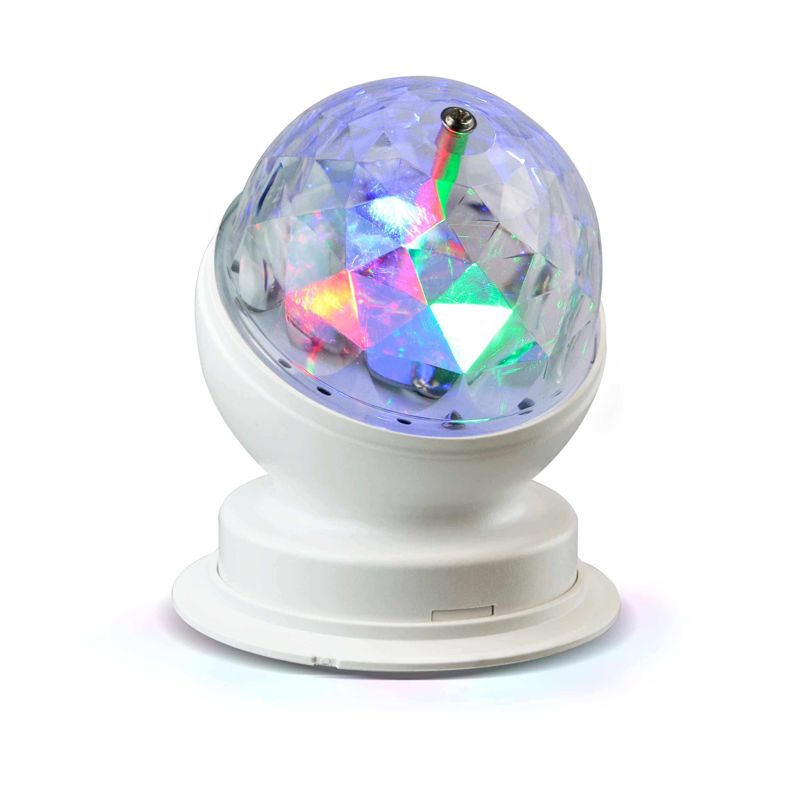 X4-LIFE Rotierende Discokugel LED Lichteffekt - RGB Party Discolicht