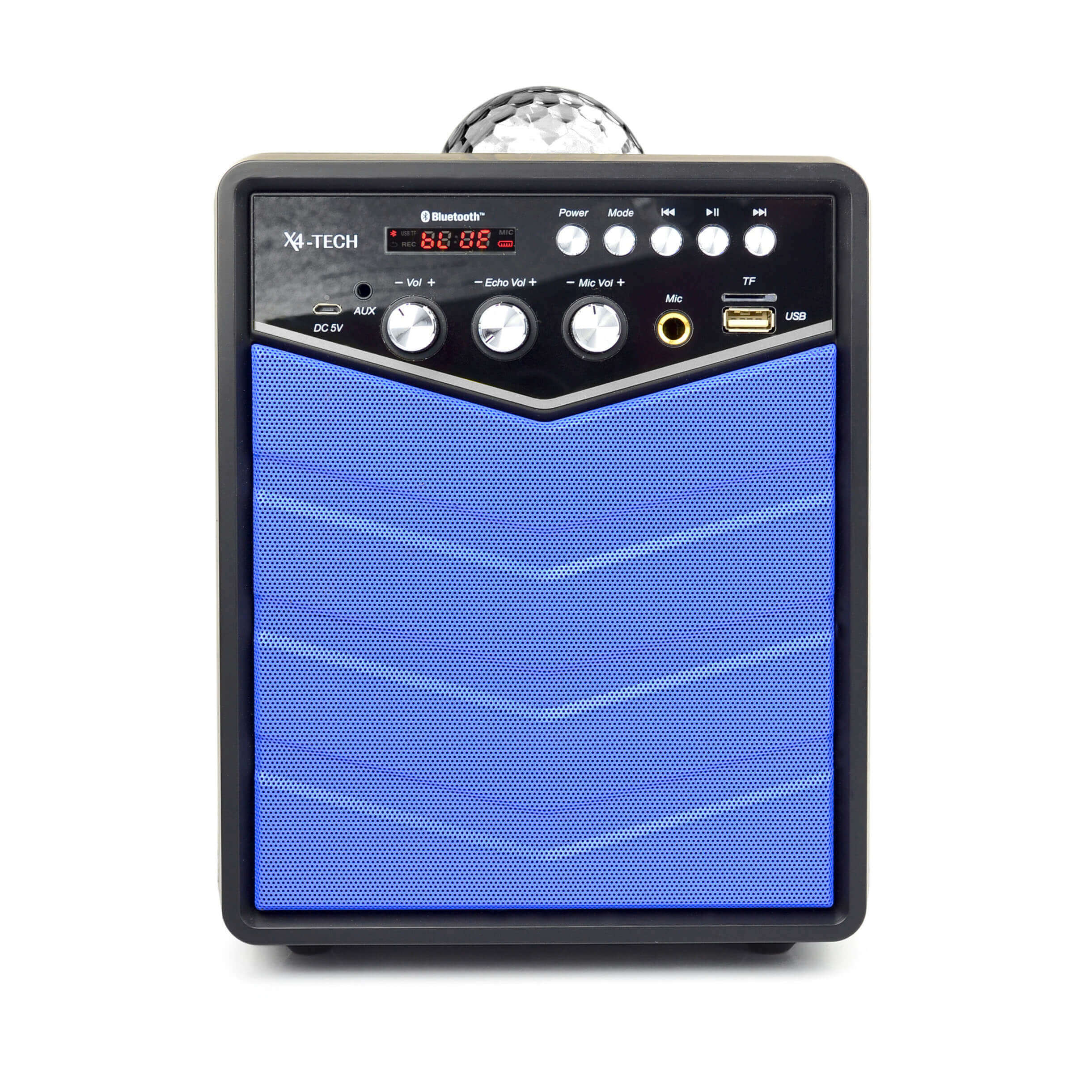 LED Partyleuchte Lautsprecher / 20W RMS / 4000mAh / Powerbank, USB