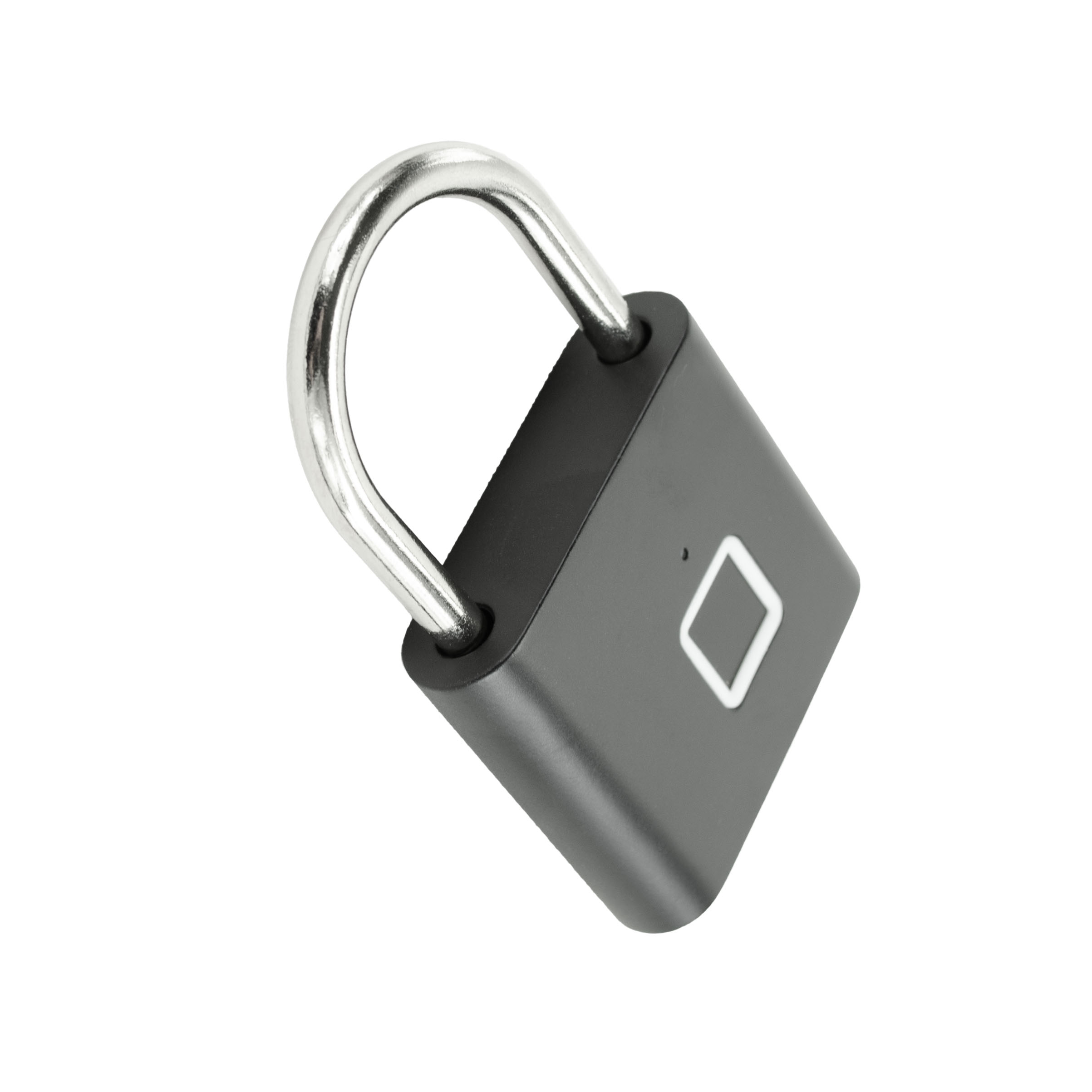 X4-LIFE Fingerabdruck-Vorhängeschloss-schwarz