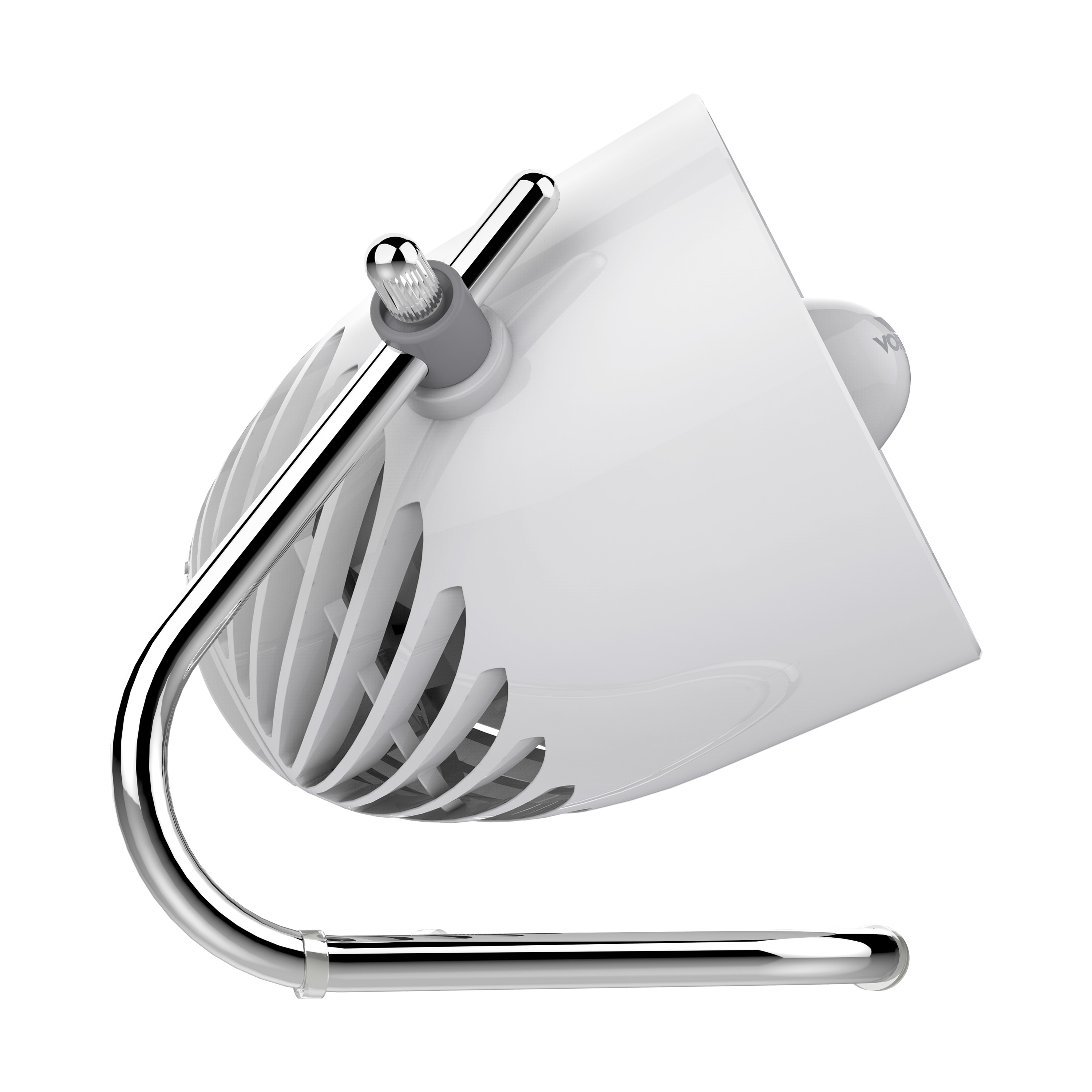 Vornado Pivot White-Grey Quiet Desk Fan - 3 Speed Settings